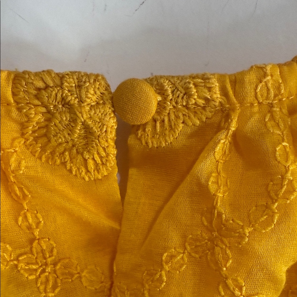 Golden Sunflower Embroidered Blouse - Picture 8 of 9